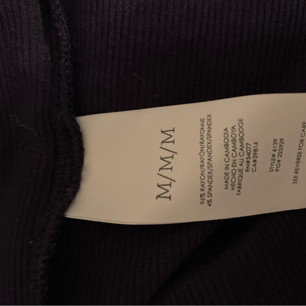 CAbi Black Sleeveless Ribbed Tank Top - Picture 5 of 6